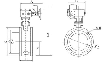 通风蝶阀尺寸 通风蝶阀尺寸